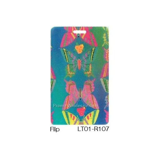 Lenticular Luggage Tags - Stock / Change Color / Butterflies