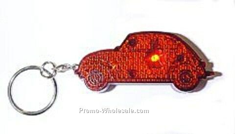 Light Up Reflector (V-w Bug) Keychain