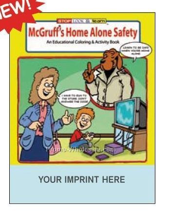 Mcgruff's Guide To Home Alone Safety Coloring Book Fun Pack