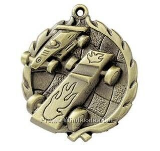 Medal, "pinewood Derby" - 1-3/4" Wreath Edging