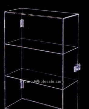 Medium Display Case W/ 2 Shelves & Lock