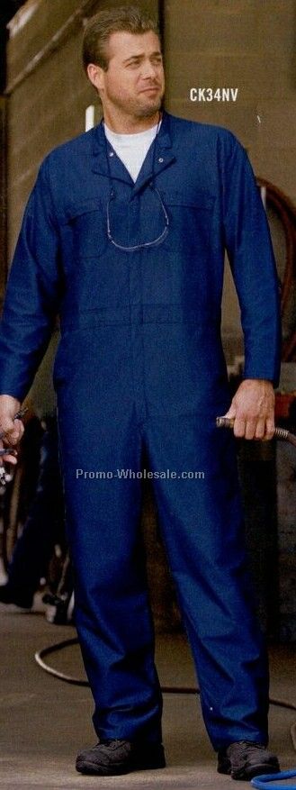 Men's Navy Blue Paint Operations Coveralls (S-xl)