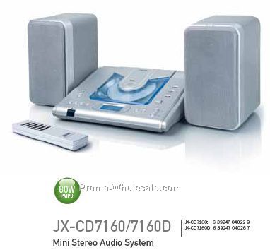 Mini CD Stereo Audio System W/ Remote