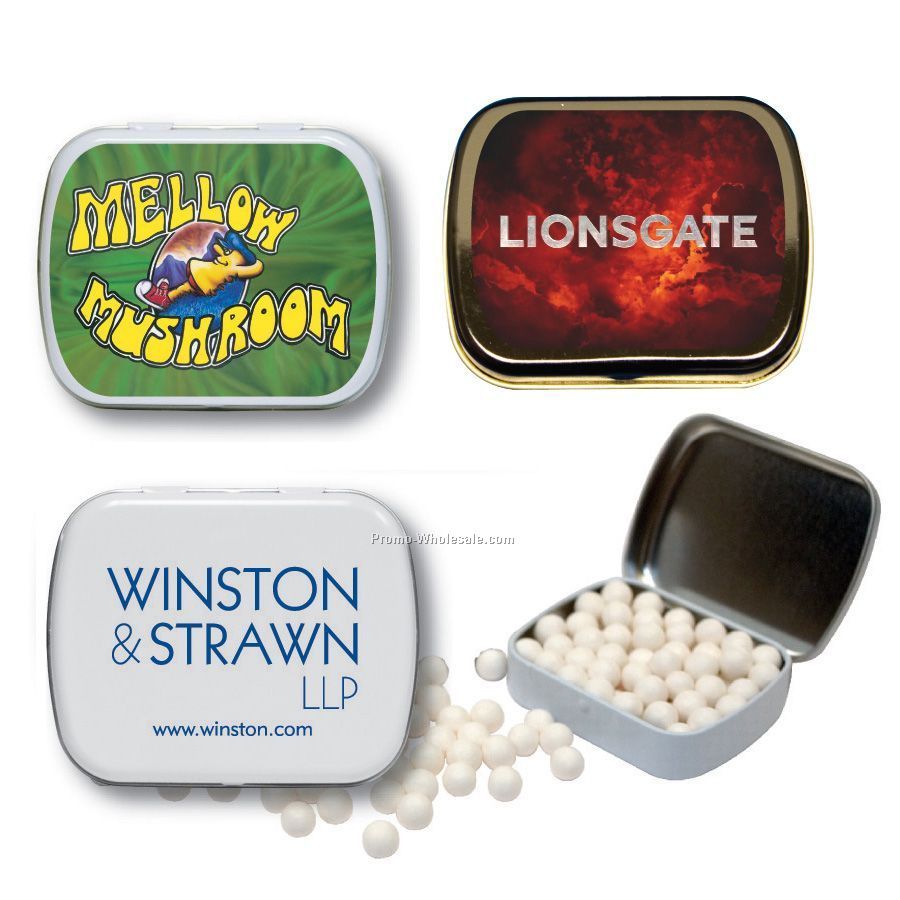 Mint Tin Filled With Sugar Free Mints