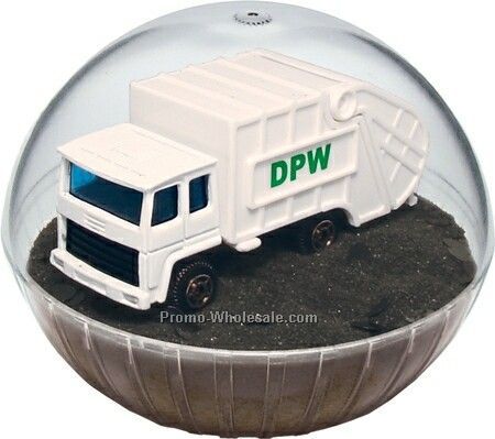 Mobile Crystal Globes/ Garbage Truck