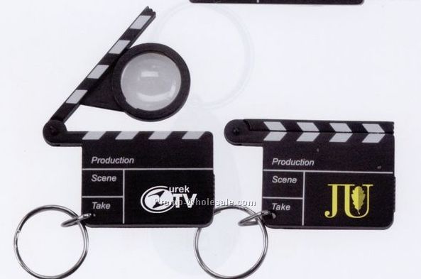 Movie Slate Magnifier & Keyring (24 Hours)