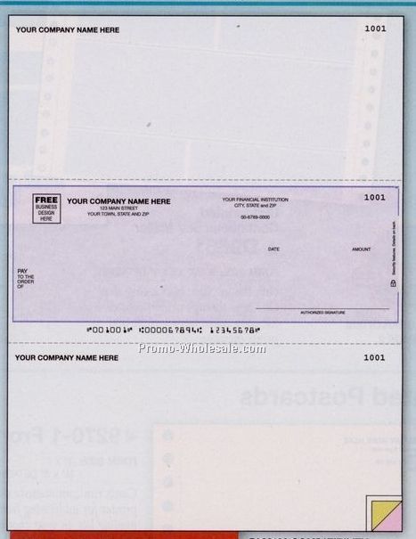 Multipurpose Check (1 Part)