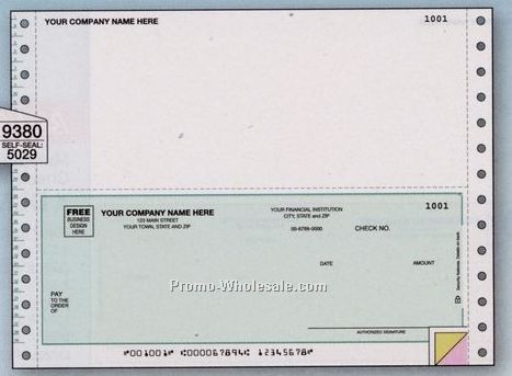 Multipurpose Continuous Feed Checks (2 Part)