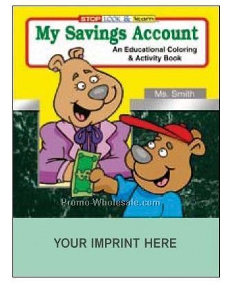 My Savings Account Coloring Book Fun Pack