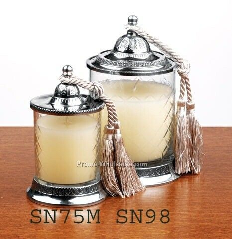 Ocean Breeze Candle Jar W/ Tassel