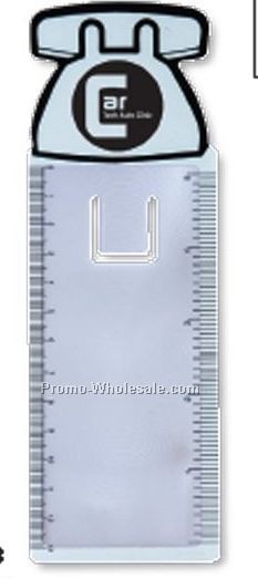 Phone Bookmark Magnifier/ Ruler