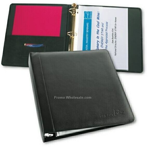 Pinnacle Leather 3 Ring Binder