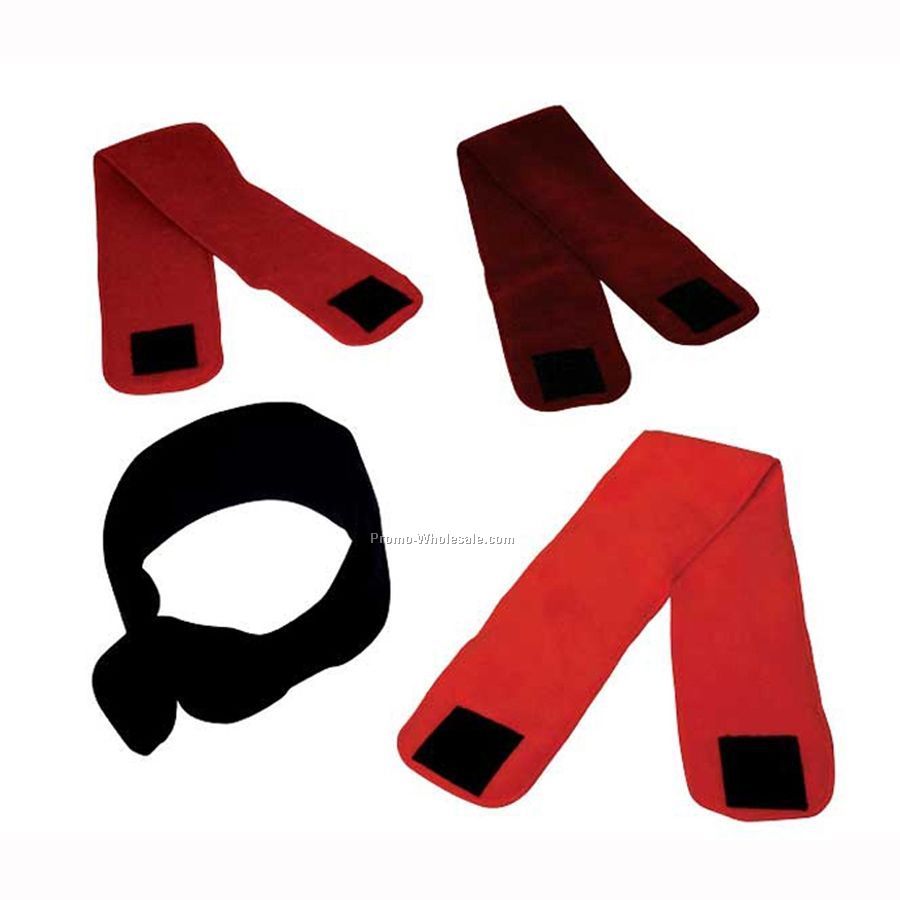 Polar Fleece Adjustable Headband With Velcro Closure (One Size)