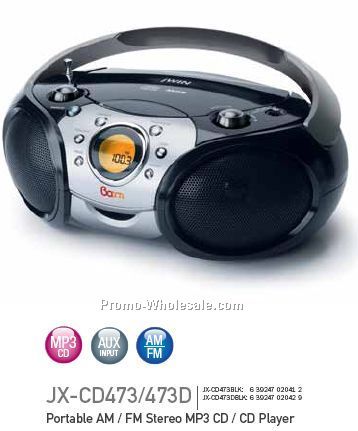 Portable Mp3/CD With Digital AM/FM Tuner