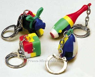 Puzzle Key Chain Ring
