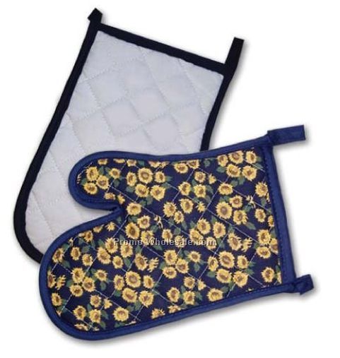 Quilted Oven Mitt