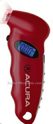 Red Digital Tire Gauge