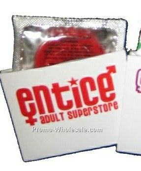 Short Run Digital Print Paper Card Condom Square Wallet W/ Zignature Condom