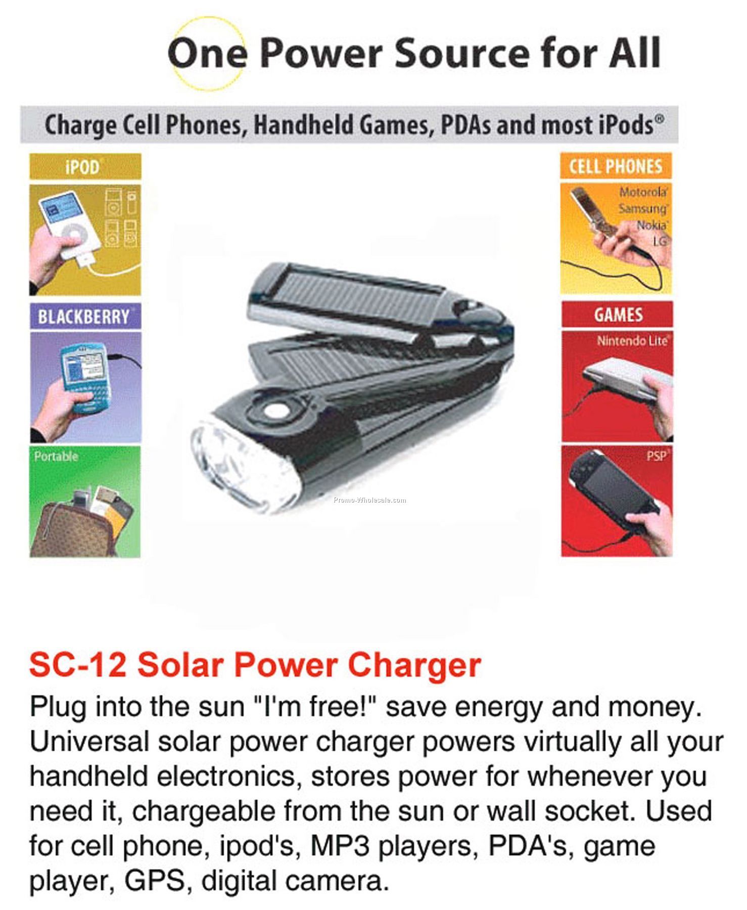 Solar Charger / Flashlight