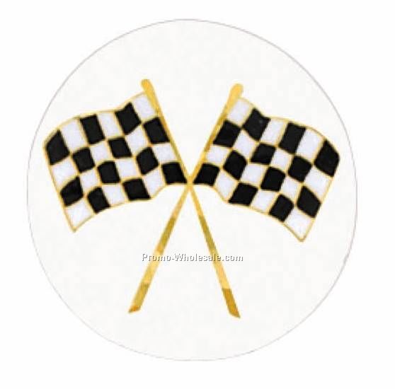 Sparkling Hologram Mylar Insert - 2" Racing Flags