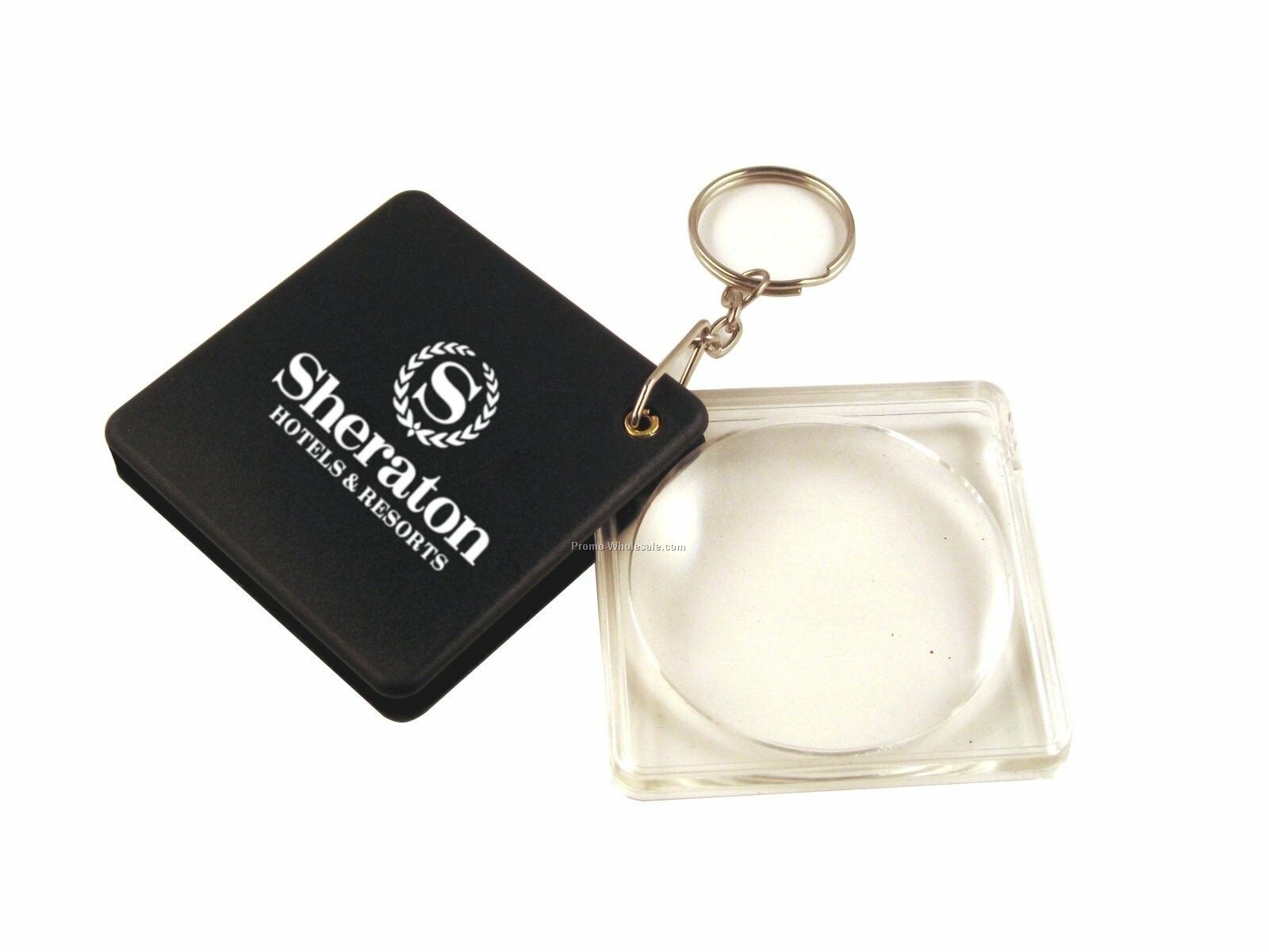 Square Magnifier With Key Chain