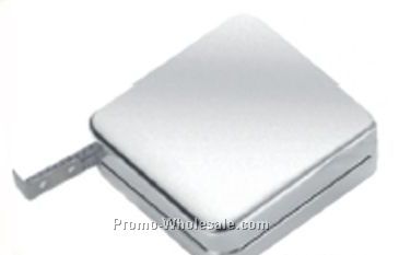 Square Silver Metal Tape Measure