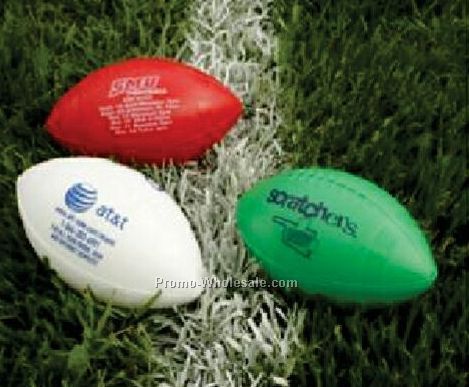 Striped Plastic Football - 6" Mini