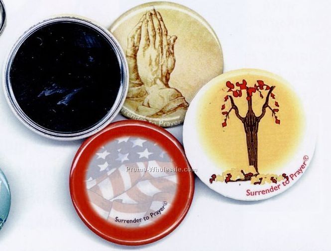 Surrender To Prayer Button/ Mirror - Psalm 27:1