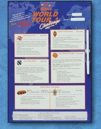 The Economy Line 8-1/2"x11" Laminated Memo Board