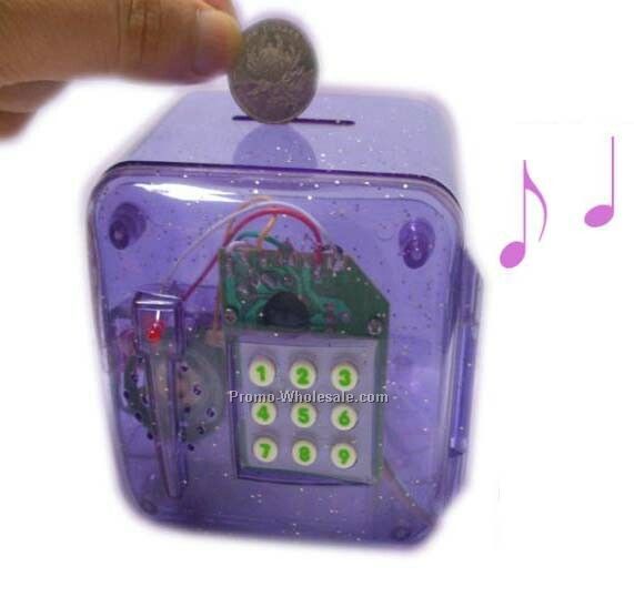 Translucent Bank With Password Panel And Music