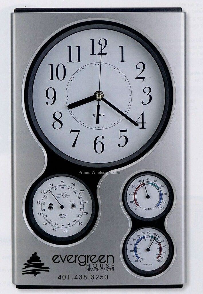 Weather Station Wall Clock (Standard Shipping)