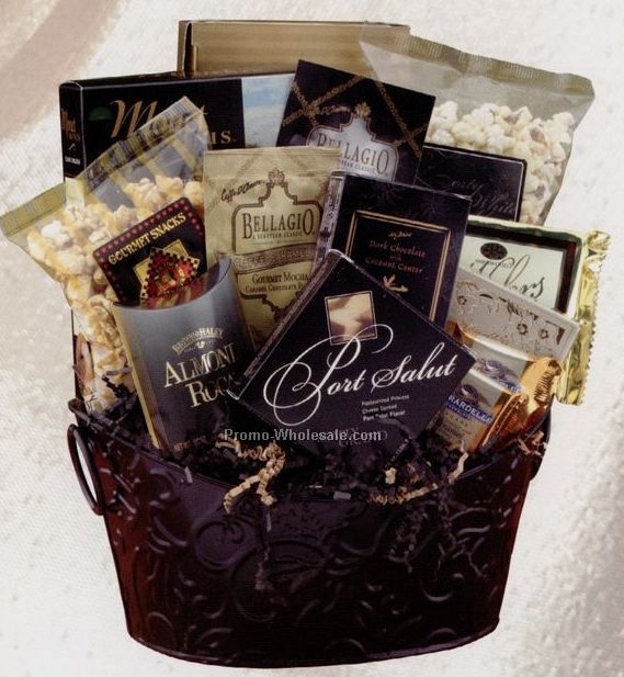 With Sympathy Gift Basket