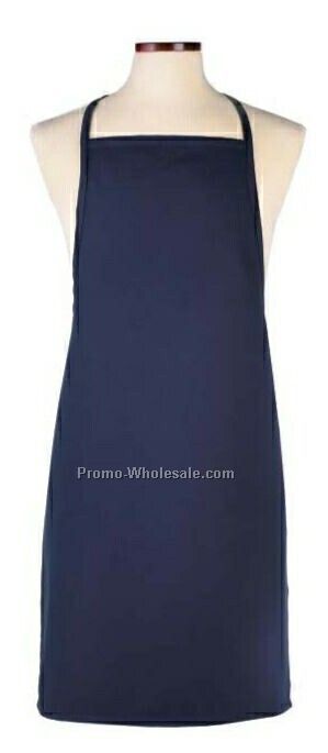 Wolfmark Standard Long Bib Apron - Navy Blue