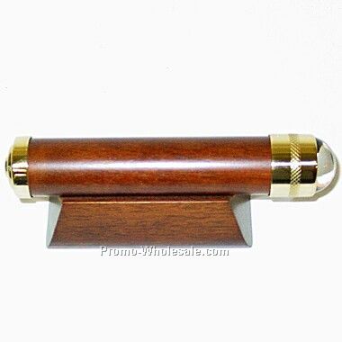 Wooden Kaleidoscope W/ Base Stand (Engraved)