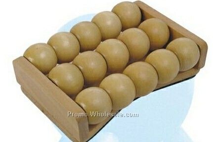 Wooden Smooth Rolling Foot Massager