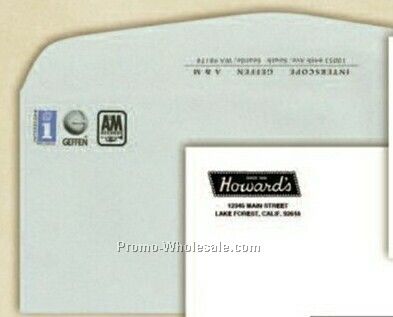 #10 Envelope With Black Print Plus One Standard Ink