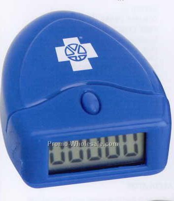 1"x1-5/8"x1/2" Economy Pedometer (Screened)