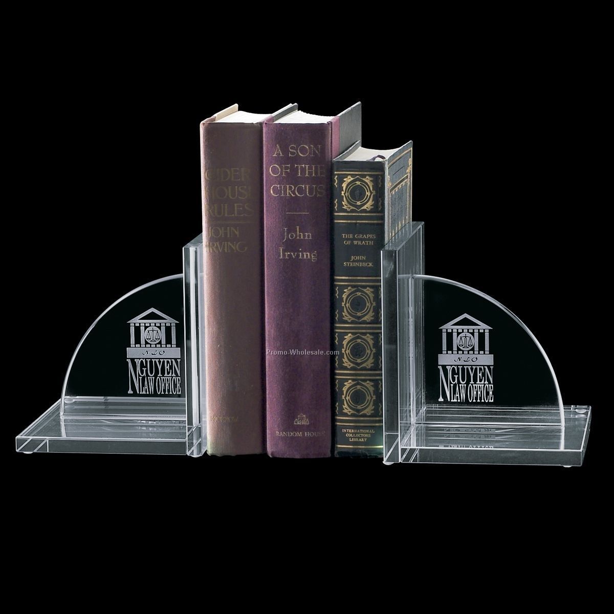 12"x5-1/2" Amberwood Bookends (Set Of 2)