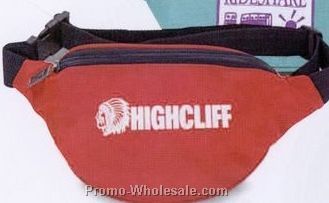 13-1/2"x5"x2-3/4" Custom Economy 1 Zipper Fanny Pack