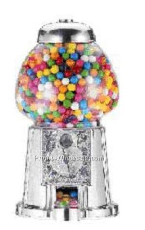 15" Metal & Glass Gumball Machine/Bank