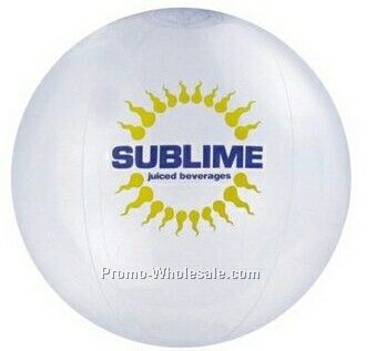 16" Inflatable Clear Beach Ball