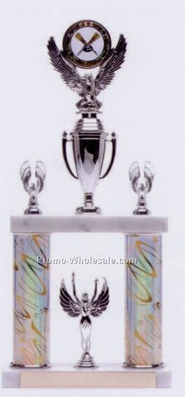 16-1/2" Two Tier Trophy W/ Insert Holder