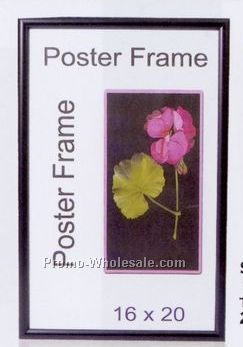 16"x20" Polymer Poster Frame W/ Glossy Black Finish