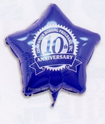 18" Mylar Balloon (Star)