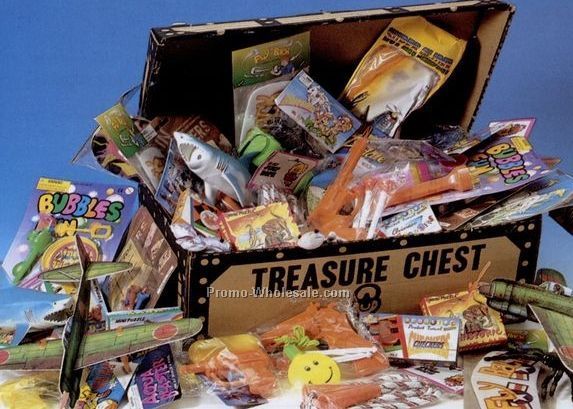 18"x9"x9" Deluxe Toy Treasure Chest (50 Toys)