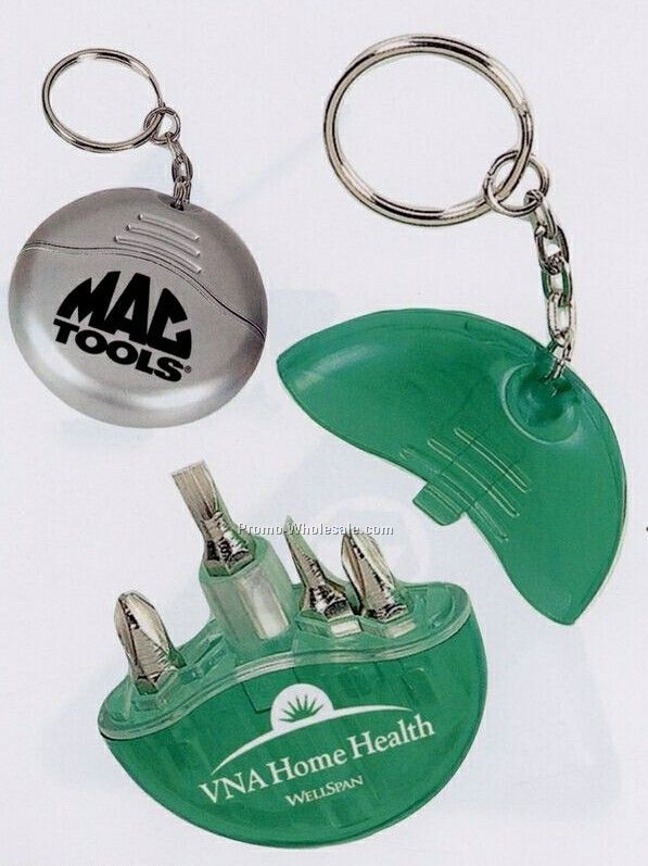 2" Mini Tool Set W/ Keyring (3 Day Shipping)