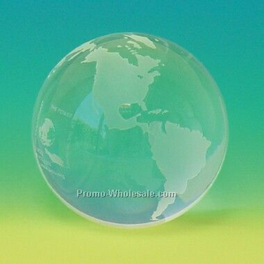 2-3/8" Crystal Globe (Sand Blasted)