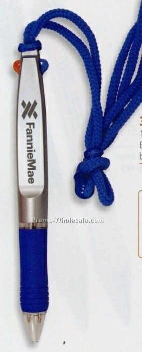 2 Color Lanyard Pen 5 3/4"x9/16" (10-15 Days Service)