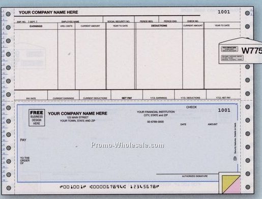 2 Part Continuous Payroll Check (Microsoft Solomon Iii)