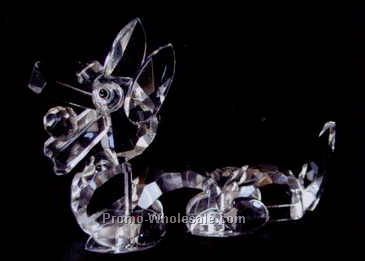 3" Optic Crystal Dragon Figurine